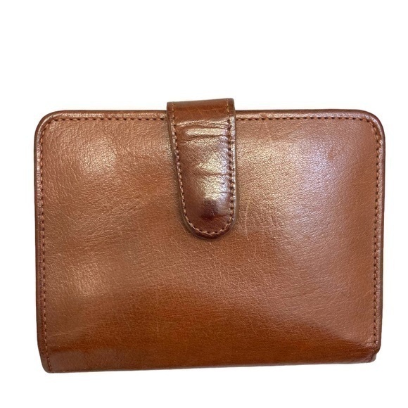 Coach vintage brown tan leather wallet - Picture 1 of 7